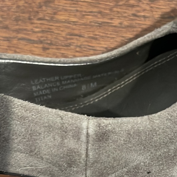 Franco Sarto Grey Suede Sling Back Size 8.5 - Picture 6 of 7